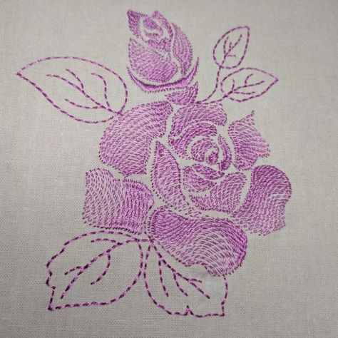 Rose Flower Embroidery Designs, Embroidery Rose Pattern, Mekhela Chador, Rose Embroidery Designs, Rose Embroidery Pattern, Embroidery Motif, Rose Motif, Animal Embroidery Designs, Embroidery Design Download