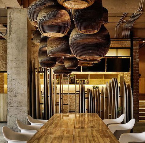 Lighting - Graypants? African Restaurant, Jing Yuan, Interior Design Pictures, African Interior, Themed Cafes, Restaurant Lighting, Asian Restaurants, Wallpaper Magazine, Style Loft