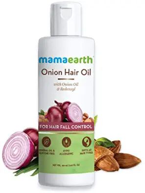 Onion Oil For Hair Growth, Onion Oil For Hair, Best Hair Growth Oil, Onion Hair, Onion Oil, Mama Earth, Onion For Hair, Oil For Hair Growth, Prevent Hair Fall