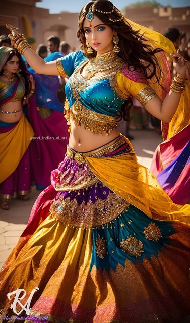 Saree Rajasthani, Superhero Dress, Dance Of India, Durga Mantra, Indian Women Painting, Indian Photoshoot, Happy Navratri, Indian Bridal Fashion, Comic Art Girls