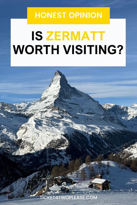 Are you considering visiting Zermatt? Are you wondering if Zermatt is worth visiting? Well, this guide highlights all the reasons to visit Zermatt. It’s a fantastic year-round destination in Switzerland and here we outline all the best things to do in Zermatt to convince you to visit. If you’ve been thinking about visiting Zermatt this year, then this guide is for you! Zermatt Switzerland Spring, Switzerland Travel Itinerary, Switzerland Travel Guide, Places In Switzerland, Zermatt Switzerland, Travel Destinations Bucket Lists, Switzerland Travel, Zermatt, World View