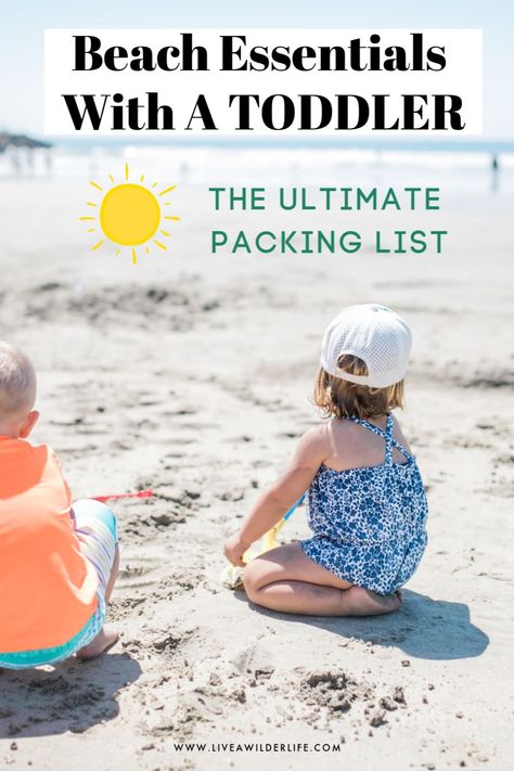 Toddler Beach Packing List, Weekend Beach Trip, Beach Trip Packing, Beach Vacation Tips, Beach Vacation Essentials, Beach Vacation Packing List, Toddler Beach, Beach Shade, Family Beach Trip