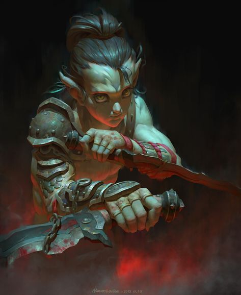 Goblin Male, Larp Ideas, Illustration Fantasy, Monster Girls, Heroic Fantasy, Fantasy Stuff, Dnd Monsters, Cosmic Horror, Dungeons And Dragons Characters