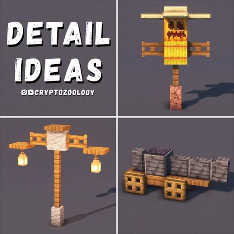 30+ Minecraft build ideas and hacks on my YouTube! Minecraft Build Ideas, Minecraft Building Guide, Case Minecraft, Minecraft Decoration, Rumah Minecraft Sederhana, Minecraft Structures, Minecraft Cottage, Cool Minecraft Creations, Diy Minecraft