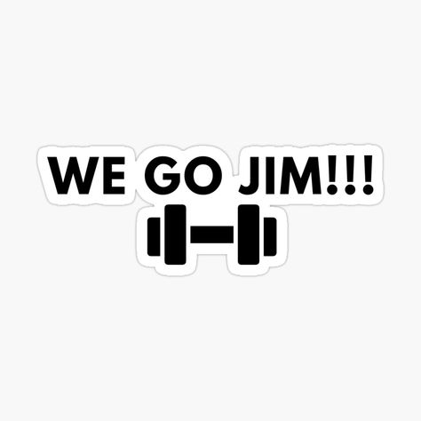 We Go Jim, Playlist Covers, Street Workout, Motivation Gym, Athlete Workout, Workout Motivation, The North Face Logo, Retail Logos, Sticker Design