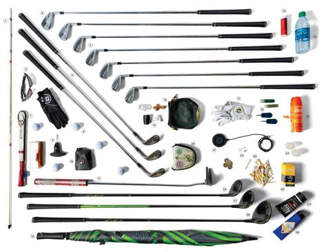 A peek at EVERYTHING in Kevin Kisner's golf bag: What's in my bag Whats In My Golf Bag, Golf Bag Organization, Golf Bag Essentials, Golf Bag Setup, Aesthetic Golf Bag, Jones Golf Bag, Golf Essentials, Golf Bag Accessories, Callaway Golf Bag