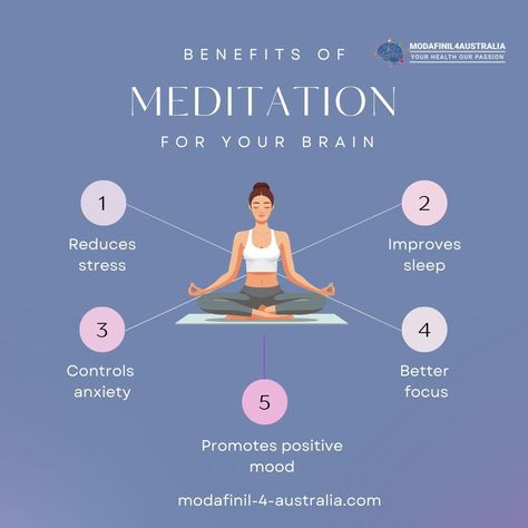 Benefits of Meditation for Your Brain Positive Mood, Brain Power, Meditation Benefits, Brain Health, Brain, Meditation, Health