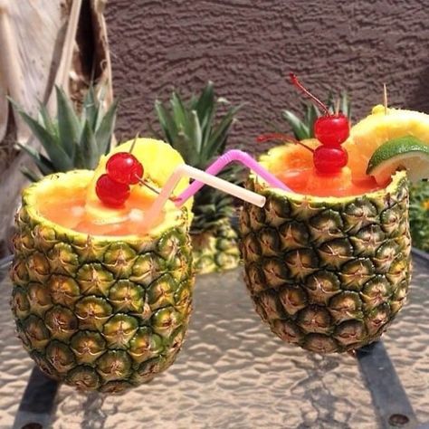 Pineapple Drinks, Tipsy Bartender, Cocktail Serving, Dark Rum, White Rum, Mai Tai, Coconut Rum, Triple Sec, Alcohol Drink Recipes