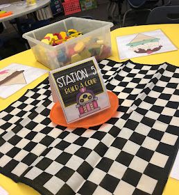 50th Day Of School Craft, 50s Day Kindergarten, 50th Day Of School Kindergarten, 50s Day At School, 50th Day Of School, Kindergarten Snacks, 50s Music, Dimensional Shapes, Classroom Transformation