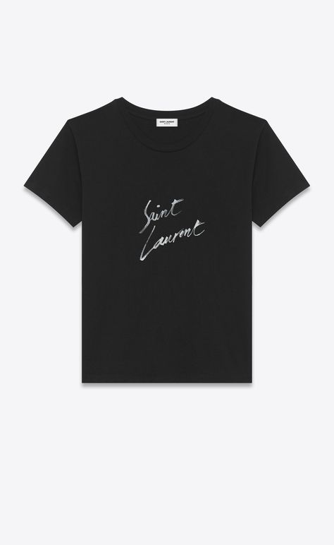 Women's Clothing Collection | Ready-to-wear | Saint Laurent | Ysl | Saint Laurent | YSL.com Saint Laurent Store, From Miss To Mrs, Boyfriend T Shirt, Clothing Design, Embroidered Jacket, Gigi Hadid, Luxury Brands, Black Cotton, Shirt Design