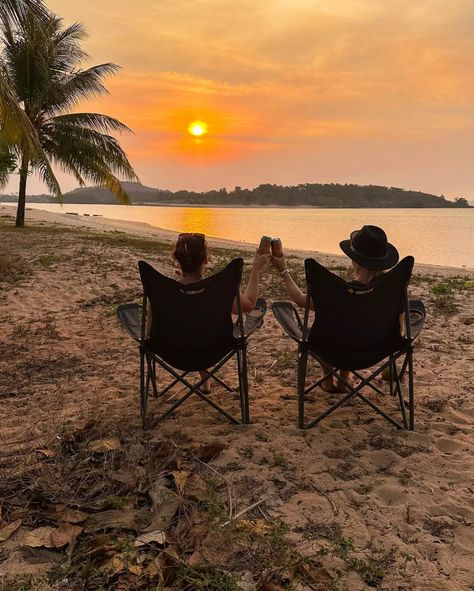 Sunset over the beach at Seisia, Cape York Peninsula Cape York Queensland, 2025 Loading, 2025 Vison, Cape York, Caravan Park, Dream Holiday, Hit The Road, Camping Trip, Camping Trips