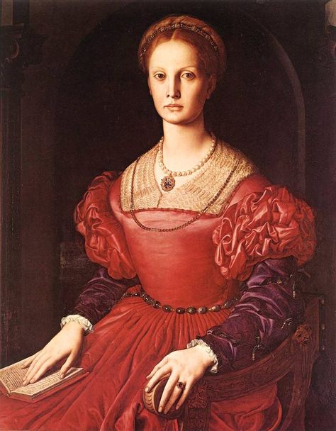 Renaissance-women-portraits-paintings-of-women-Agnolo-Bronzino-canvas__Agnolo Bronzino - Portrait of Lucrezia Panciatichi, c. 1540 Elizabeth Bathory, Julie Delpy, Istoria Artei, Uffizi Gallery, William Turner, Jane Seymour, 16th Century, Dracula, Toledo