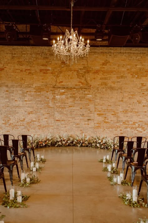 ground arch of florals Wedding Ceremony Backdrop Indoor, Ceremony Space Decor, Ceremony Decorations Indoor, Wedding Chapel Ideas, Ceremony Backdrop Indoor, Simple Wedding Arch, Wedding Ceremony Decorations Indoor, Wedding Walkway, Fall Garden Wedding