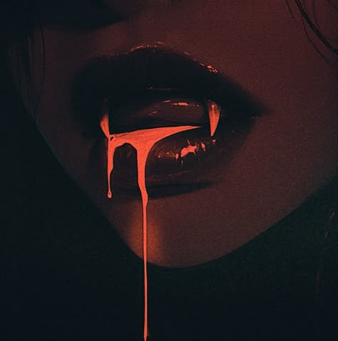 Fₑₑₗᵢₙg Wₐᵥy #vampire #fangs #mouth #acid #drip #anime #art #darkart #fyp #explore #digitalart #aesthetic #mood #vibe #commission #alternative #grunge #alt #look Succubi Aesthetic, Vampire Teeth Art, Wiping Blood From Face Reference, Drip Anime, Halloween Pfps, Digitalart Aesthetic, Blood Drip, Vampire Lips, Teeth Art