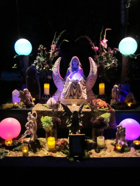 Altar of Diana Moon Goddess - Pinned by The Mystic's Emporium on Etsy Diana Moon Goddess, Altar Inspiration, Sacred Space Altar, Witchy Academia, Witchcraft Altar, Pagan Spirituality, Bad Witch, Witches Altar, Pagan Altar