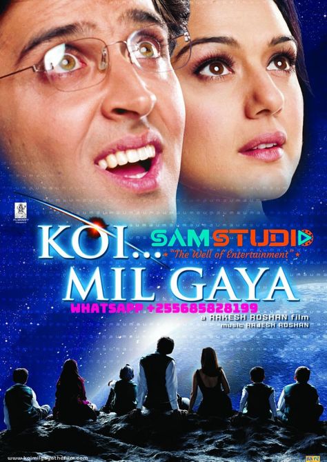 Koi... Mil Gaya (2003) Alien Moodboard, Film India, Rakesh Roshan, 90s Bollywood Songs, Pretty Zinta, Best Bollywood Movies, Damien Chazelle, Movie Collage, Indian Movie