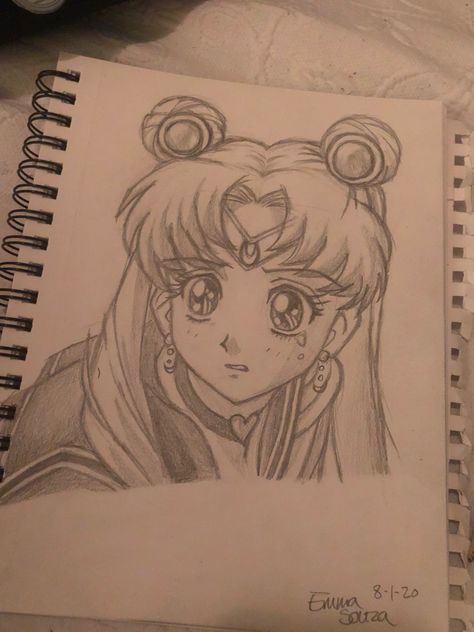 I tried this sailor moon redraw thing lol- except i didnt draw it in my style .. Yet Sailor Moon Drawing Sketches, Sailor Moon Drawings, Sailor Moon Sketch, Moon Sketchbook, Sailor Moon Drawing, Sailor Moon Redraw, China Aesthetic, Graffiti Drawings, Anime Drawing Sketches