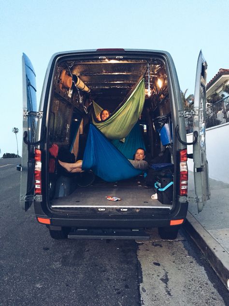 Hammock In Van, Campervan Hammock, Van Hammock, Mercedes Benz Van, Van Adventure, Van Life Blog, Ducato Camper, 1000 Lifehacks, Mercedes Benz Vans