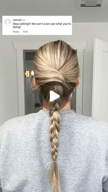 How To Do Loose Braids, Braid Hacks Hair Tricks, How To Do A Pull Through Braid Video, Loose Braids Messy Tutorial, Loose Braid Updo Tutorial, Braid Hacks, Braided Updo Tutorial Videos, Braid Hack, Easy Updo