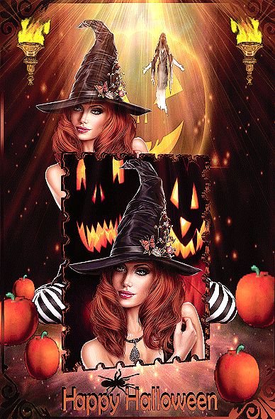 Happy Halloween Gif, Halloween Live Wallpaper, Spooky Halloween Pictures, Halloween Pin Up, Happy Halloween Pictures, Witch Pictures, Fantasy Witch, Merry Christmas Gif, Beautiful Witch