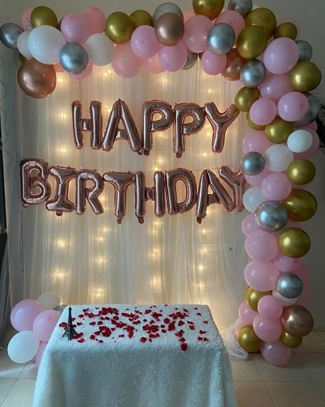 Birthday decoration fresh home decor idea 2023 Bday Wall Decoration Ideas, Birthday Curtain Backdrop Ideas, Birthday Background Design Party Ideas, Birthday Wall Background, Curtain Birthday Decoration, Happy Birthday Wall Decoration, Small Birthday Decorations Simple, Simple Birthday Backdrop, Simple Birthday Decoration At Home Ideas