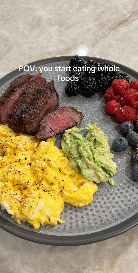 quality of food over quantity #carnivore #primal #animalbased | Primal | TikTok Whole Food Clean Eating, Whole Foods Protein, Keto Whole Food Recipes, Food To Make For Work, Meal Prep For The Week Clean Eating, Lunch Ideas Whole Foods, Protein Whole Foods, Breakfast Whole Foods, Primal Meals