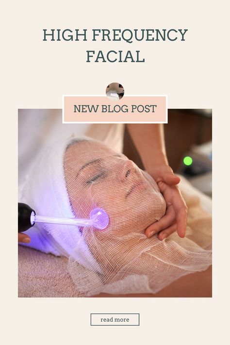 High Frequency Facial High Frequency Facial, Treat Acne, Glow Skin, Enlarged Pores, How To Treat Acne, High Frequency, Something Different, Esthetician, Dark Circles