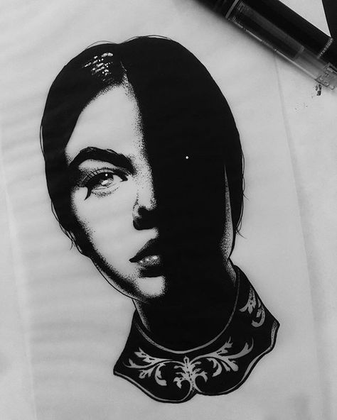 Blacked Out Tattoo Cover Up, Surreal Tattoo, Blackwork Designs, Dark Portrait, Traditional Tattoo Sleeve, Lips Drawing, Tattoo Videos, Dark Art Drawings, Dark Tattoo