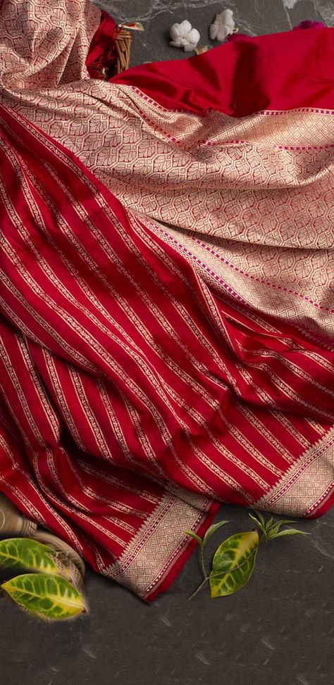 Kankatala: Handwoven sarees carefully handpicked, since 1943 | Kankatala Red Benarasi Saree, Bride Sari, Trending Silk Sarees, Saree Draping Ideas, Khadi Sarees, Bridal Sarees South Indian, Wedding Saree Blouse Designs, Wedding Saree Blouse, Silk Weaving