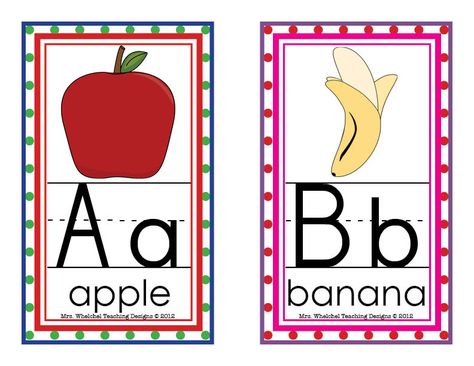 Picture Alphabet Letters Images Printable, Letter Of The Alphabet Free Printables, Alphabet Charts For Classroom Decoration, Abcd Chart, Alphabet Wall Cards Printable Free, Classroom Alphabet Display, Alphabet For Classroom Wall, Alphabet Flashcards Printable Free Cards, Abc Charts