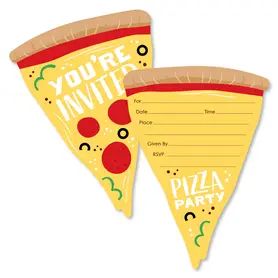 Kids Pizza Party, Cowboy Party Invitations, Pizza Party Birthday, Birthday Pizza, Pizza Party Invitations, Kids Pizza, Cowboy Party, Cards With Envelopes, Pizza Party