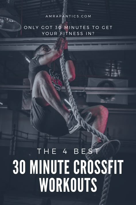 Only got 30 minutes for your workout? Want to make gains quick? Check out our favourite 30 minute CrossFit Workouts to get you fitter faster! Crossfit Workouts At Home No Equipment, 30 Minute Crossfit Workout, Emom Crossfit Workouts, Crossfit Training Workouts, You Go I Go Workout, Cardio Crossfit Workout, Workout Of The Day Crossfit, Bodyweight Crossfit Workouts, Hero Workouts Crossfit