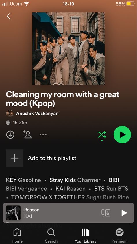 Song, playlist, kpop, cleaning room playlist, Spotify Cleaning My Room, Love Me Like, My Room, Soundtrack