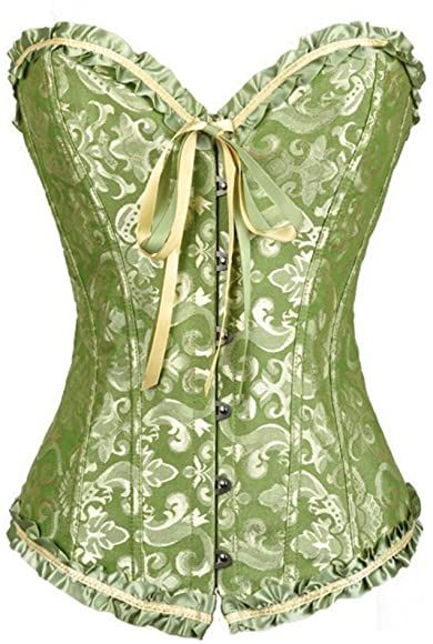 Green Corsets, Corset Steampunk, Gothic Party, Bridal Corset, Green Corset, Style Royal, Steampunk Corset, Plus Size Corset, Mesh Corset