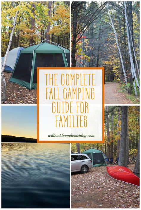 complete fall camping guide for families Sleeping Bag Liners, Algonquin Park, Fall Camping, Camping Guide, Sleeping Pads, Camping Activities, Family Camping, Camping Trip, Car Camping