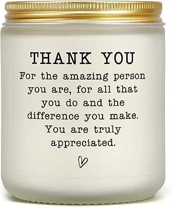 Thank You Gifts for Coworkers, Appreciation Gifts for Teacher Principal Hostess, Thank You Candle for Employee Staff Friend Women Men, Thanksgiving Christmas Gifts, Lavender Scented Candle Gifts For Teacher, Lavender Scented Candle, Employee Appreciation, Lavender Scent, Appreciation Gifts, Gifts For Coworkers, Thanksgiving Christmas, Scented Candle, Thank You Gifts