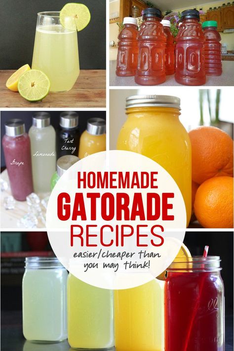 homemade gatorade recipes! Good to know! Diy Gatorade, Taco Season, Sports Drink Recipe, Homemade Gatorade, Drinks Homemade, Homemade Electrolyte Drink, Light Drinks, Electrolyte Drink, Lifestyle Change