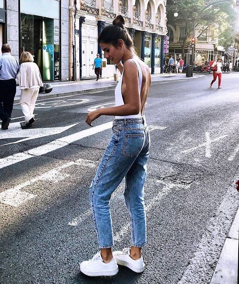 Loving this OOTD streetwear via @meryturiel   #fashionblogger #fashionbloggers #hypebae #ootdshare #streetstyle #streetfashion #streetlook #outfitinspiration #fashiongram #fashionpost #fashionaddict #fashionblog #fashionable #fashionstyle #hypebae #fashionformen #fashiondiaries #fashionlovers  #fashionlover #outfitpost #outfitoftheday #todaysoutfit #ootd #whatiworetoday #currentlywearing #wiw #whatiwore #aboutalook #stylegram #styleblog Strappy Heels Outfit Jeans, Strappy Heels Outfit, Jeans Heels Outfit, Ootd Streetwear, Heels Outfits, Open Back Top, Poses Photography, Fashion Friday, Model Poses Photography