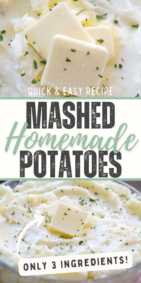 Best Homemade Mashed Potatoes Recipe Mashed Potatoes Heavy Cream, Homemade Mashed Potatoes Easy, Best Homemade Mashed Potatoes, Easy Mashed Potatoes Recipe, Whipped Mashed Potatoes, Mashed Potatoes With Skin, Homemade Mashed Potatoes Recipe, Mashed Potatoes From Scratch, Mashed Potatoes Recipe Easy