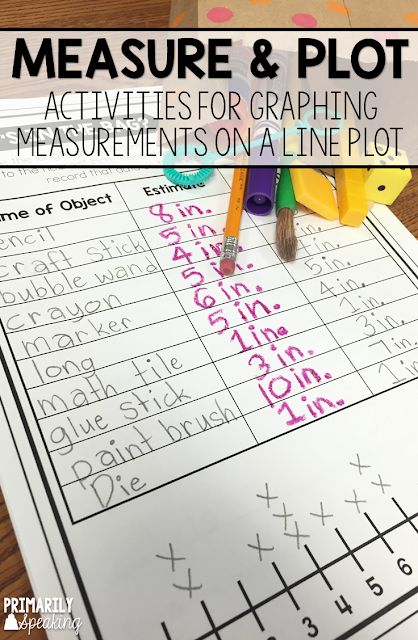 Line Plot Mania | Primarily Speaking Second Grade Measurement Activities, Graphing Activities 3rd Grade, Line Plot Activities, Plot Activities, Teaching Measurement, Line Plots, Elementary Stem Activities, Algebra Activities, Measurement Activities