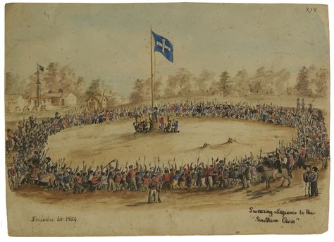 Swearing Allegiance to the “Southern Cross” Eureka Stockade, Australia Landscape, Ned Kelly, Japanese Style House, Australia History, Southern Ocean, Southern Cross, Flag Photo, Germany And Italy