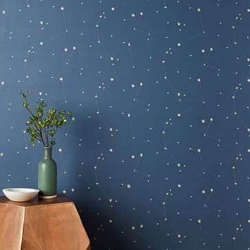 Our Chasing Paper Constellation Map Wallpaper features a celestial pattern in navy and metallic gold. This stellar design is perfect for an accent wall or used to spruce up dressers, desks and more. Simple to Install and easy to remove, these wall… Stikwood Adhesive Wood Paneling, Adhesive Wood Paneling, Chasing Paper, Broken Dreams, Wood Adhesive, Constellation Map, Map Wallpaper, Mirrored Wallpaper, Tile Wallpaper