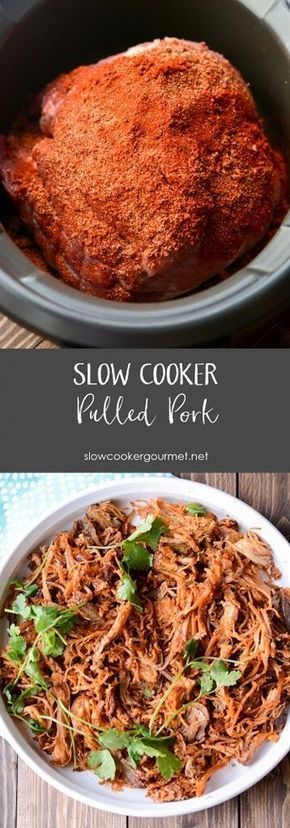 Best Slow Cooker Pulled Pork, Paleo Crockpot, Slow Cooker Pulled Pork, Pulled Pork Recipes, Best Slow Cooker, Crock Pot Slow Cooker, Dry Rub, Crock Pot Cooking, Pork Dishes