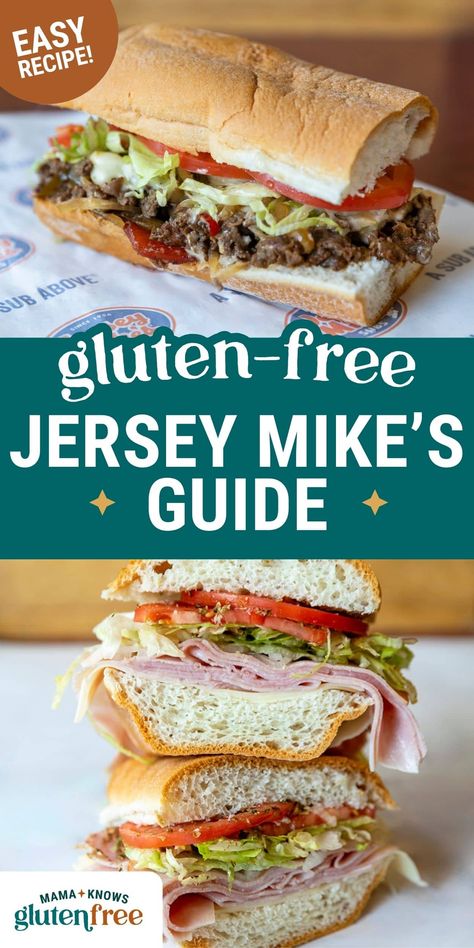 Jersey Mike’s Gluten-Free Menu Items (Restaurant Guide) Mama Knows Gluten Free, Grilled Italian Chicken, Jersey Mikes, Gluten Free Fast Food, Gluten Free Family Meals, Gluten Free Sandwiches, Gluten Free Dinner Easy, Gluten Free Sides, Gluten Free Appetizers