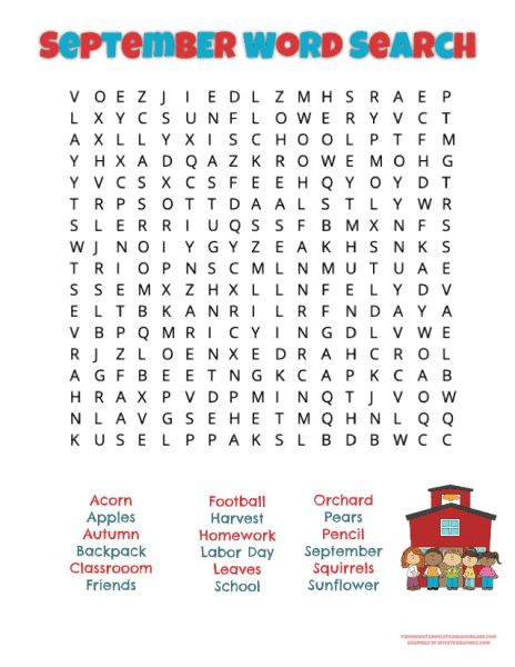 3rd Grade Word Search, September Word Search, Weather Esl, Fall Word Search, 3rd Grade Words, Word Search For Kids, Kids Word Search, Free Printable Word Searches, Fall Words