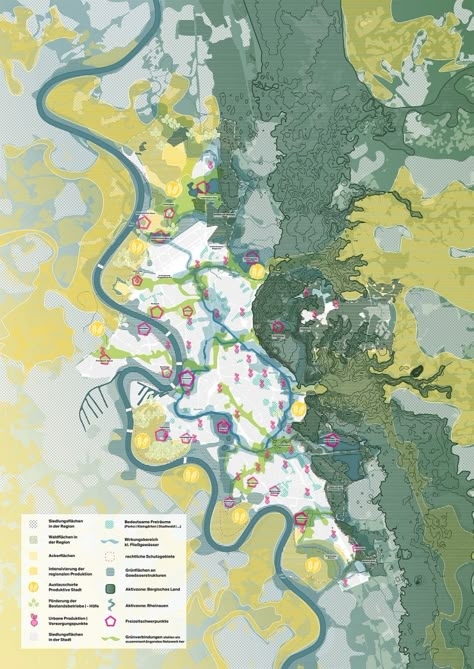 Map Design Ideas, Map Landscape, Urban Mapping, Landscape Architecture Graphics, Map Diagram, Urban Analysis, Urban Design Diagram, Architecture Mapping, Urban Design Graphics