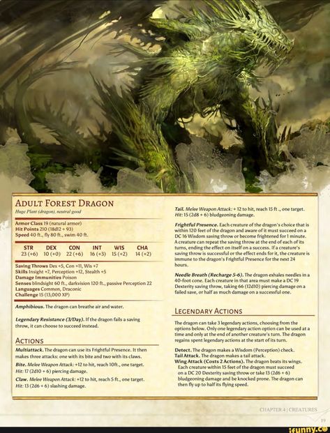 D&d Companions, Dnd Monster Cr 5, D&d Dragon, Homebrew Dnd Monsters, Dnd Monster Stat Block, 5e Homebrew Monster, Dnd Monsters Homebrew, Plant Monsters, 5e Monsters