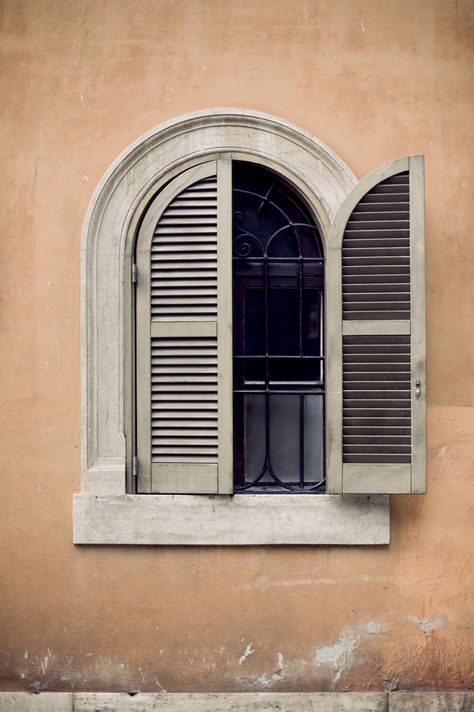 Window in Rome | photography by http://kerrymurray.com/ Mediterranean Window, Italian Windows, Italy Window, Mediterranean Windows, Windows Photography, Rome Photography, Window Photography, Shutter Photography, House Window