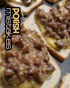 Polish Mistakes Appetizers, Polish Mistakes Recipe, Polish Appetizers, Jimmy Dean Sausage Recipes, Polish Sausage Recipes, Polish Mistakes, Nye Food, Sausage Appetizers, Jimmy Dean Sausage