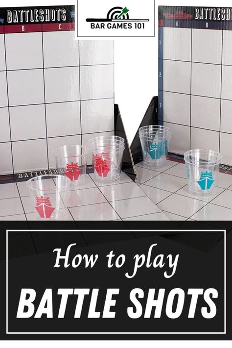 If you are looking for a new game to play with friends and family (over the age of 21 of course), then Battle Shots is definitely one to try out. Battleshots Diy Drinking Game, Battle Shots Diy, Shot Drinking Games, Game To Play With Friends, Battle Shots, Drinking Game Rules, Adult Drinking Games, Beer Olympic, Battleship Game